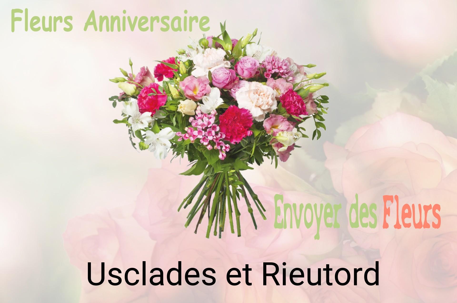 Bouquet de fleurs d’anniversaire livré à Usclades-et-Rieutord