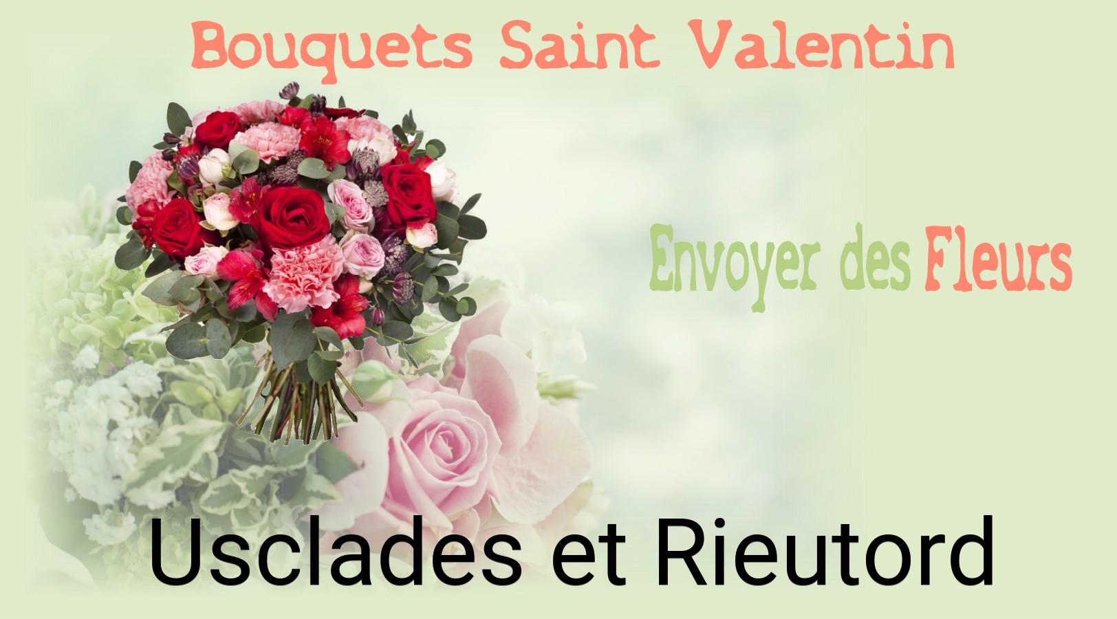 Roses de Saint-Valentin livrées à Usclades-et-Rieutord